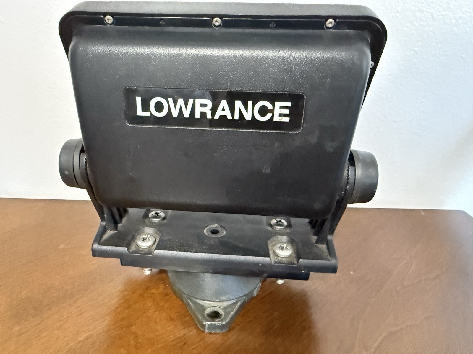 Lowrance X65 Fishfinder Console Untested! No Cords! Nice Shape! With Mount!