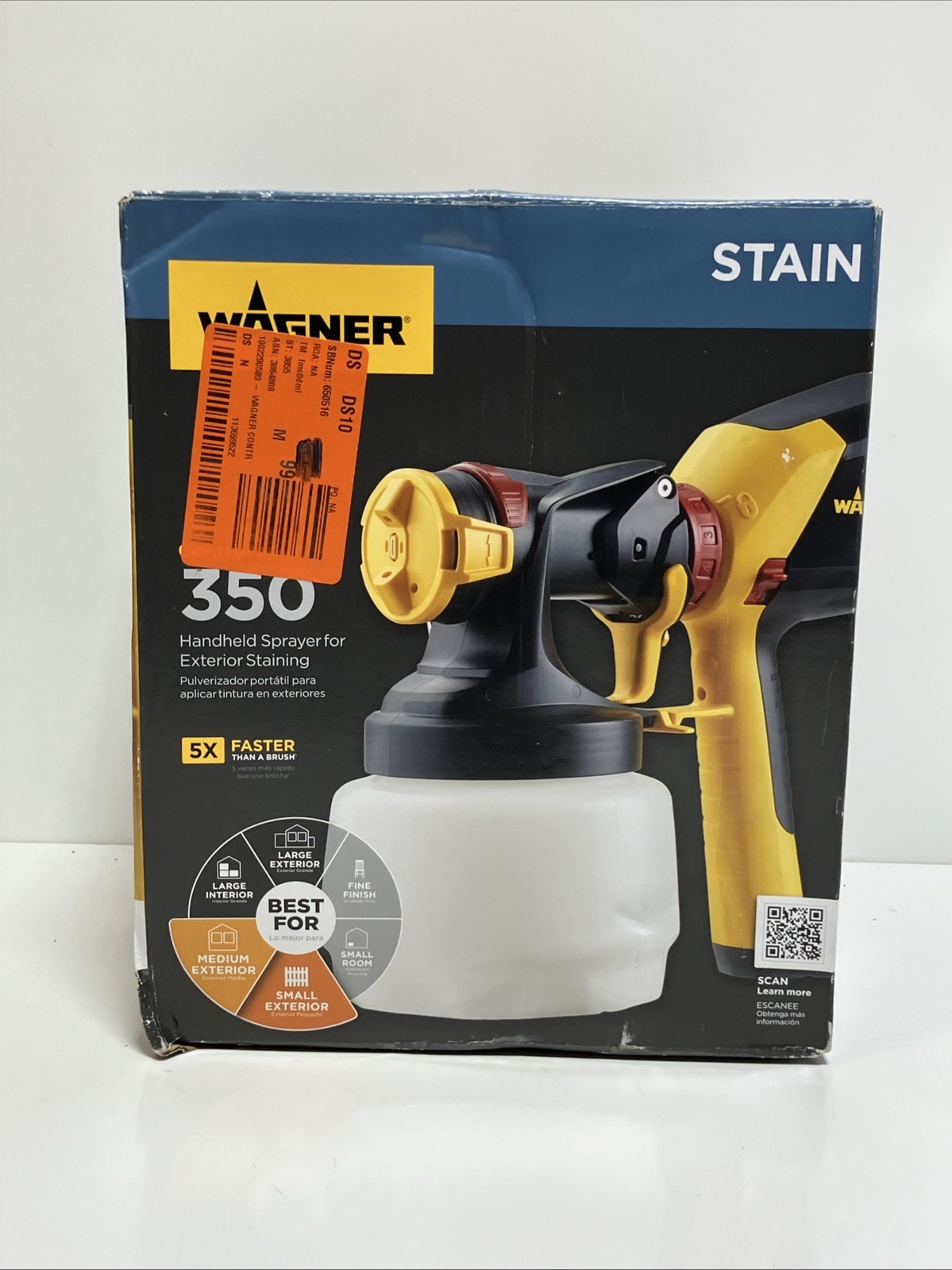 WAGNER 0529149 CONTROL STRAINER 350 120V 1.5Q HANDHELD OUTDOOR SPRAYER