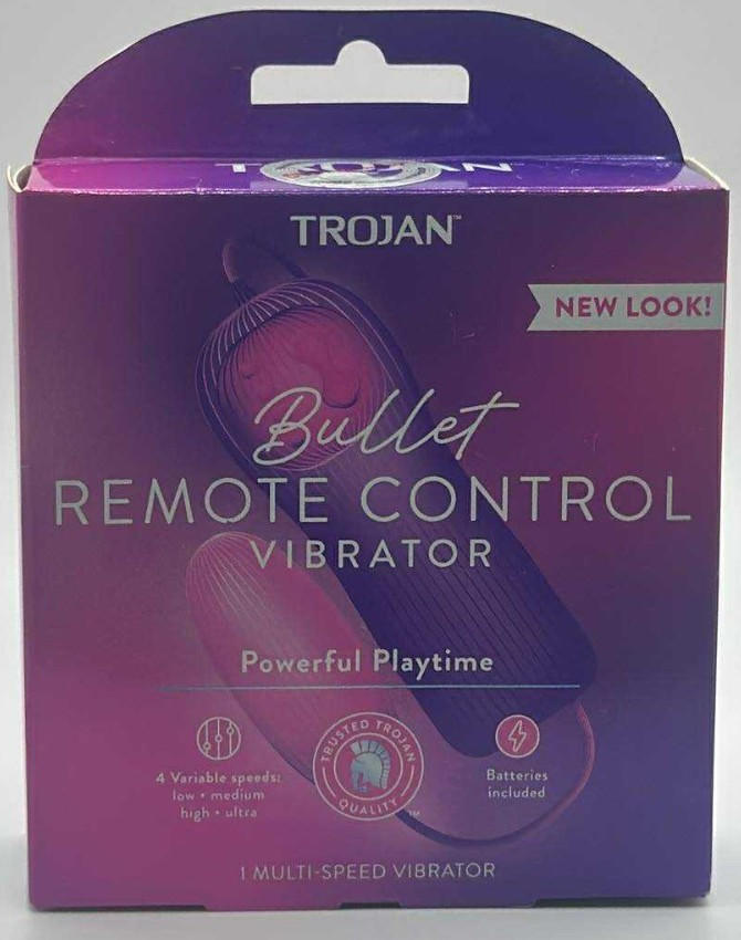 Trojan Bullet Remote Control Vibrator W/ Batteries ~ FAST SHIPPING ~ SEALED