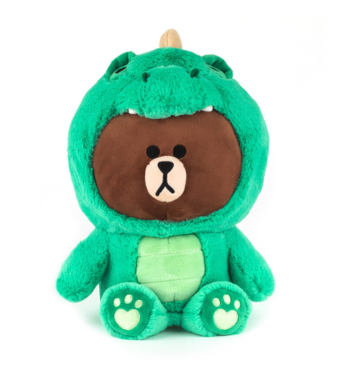 Line Friends Golf Driver Cover Dino Brown V2 Golf Headcover Accessory NWT