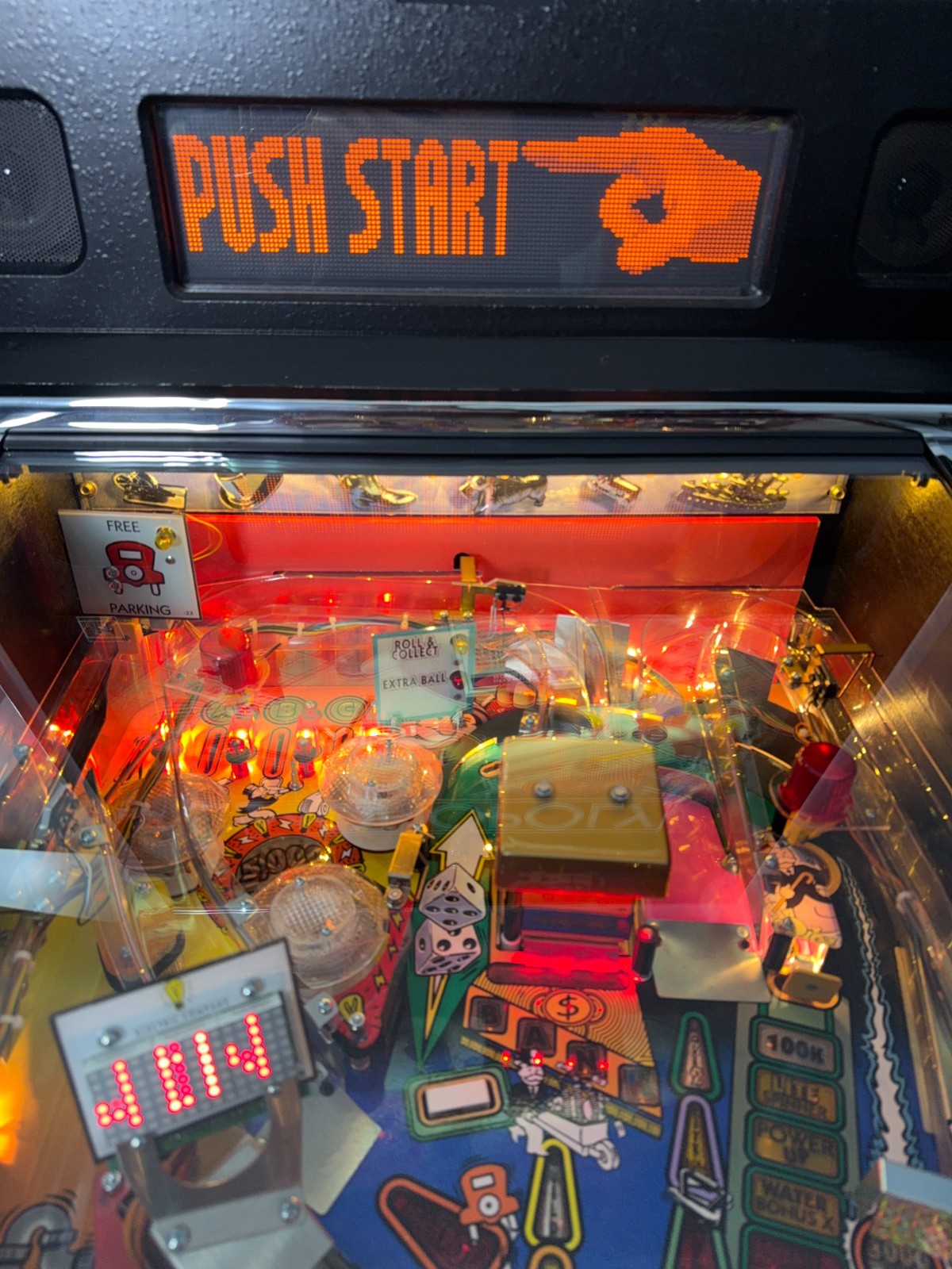 Platinum Edition Monopoly Pinball Machine