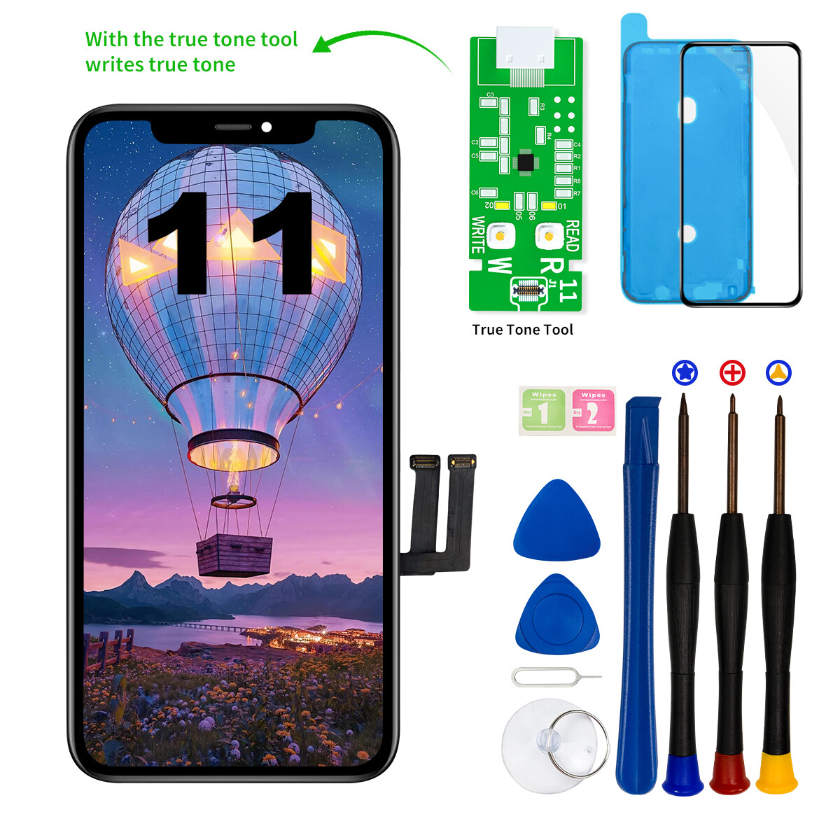 For iPhone 11 LCD Display Touch Screen Replacement Digitizer Assembly AA Quality