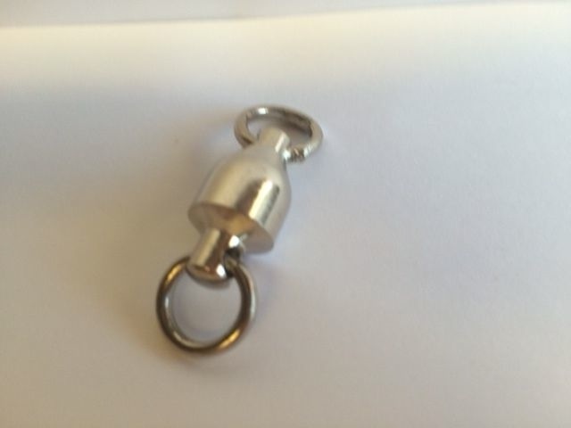 Nickel Ball Bearing Swivels with Welded Rings 50 Pieces