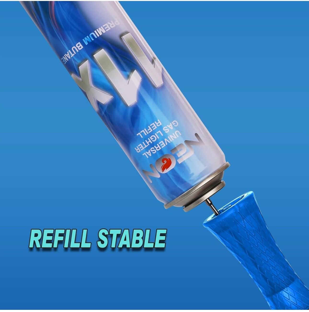 4 Can Neon 11X Refined Butane Lighter Gas Fuel Refill 300 mL 10.14 oZ