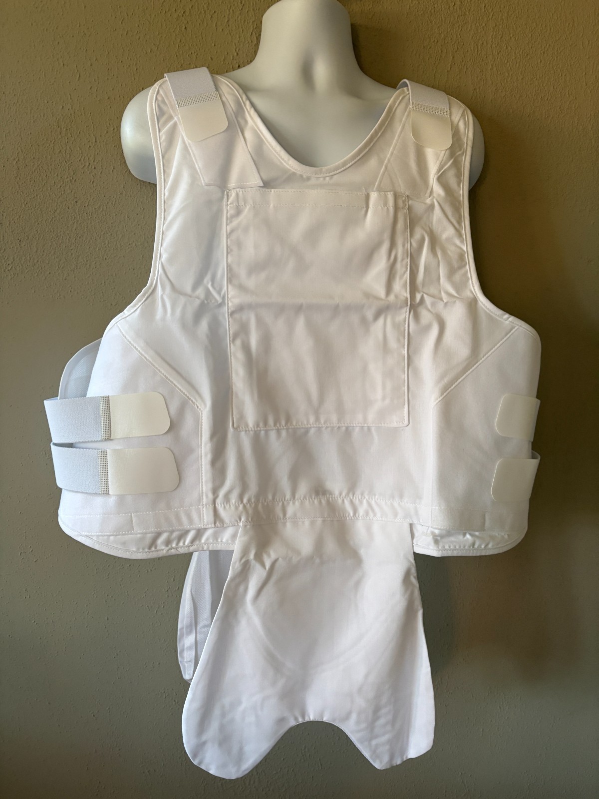SECOND CHANCE Male Concealable Armor Carrier Spa2 Medium 2215-2014 White Pol/Cot