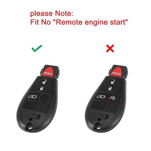 Replacement Keyless Remote Car Key Fob 433Mhz 4 Button for Dodge Dart 2013