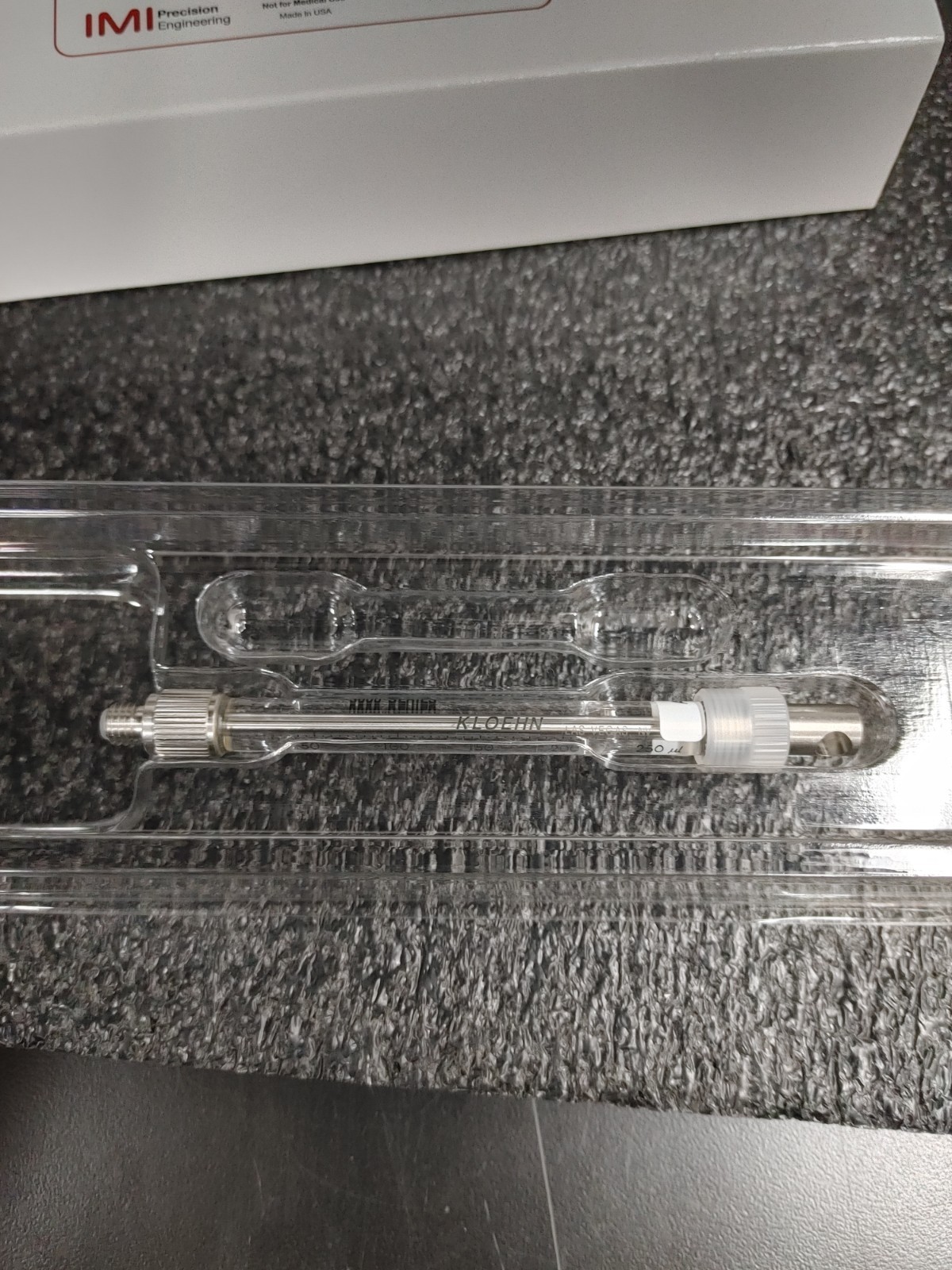 IMI NORGREN KLOEHN 3000 Series 250µL Gas Tight Manual Syringe