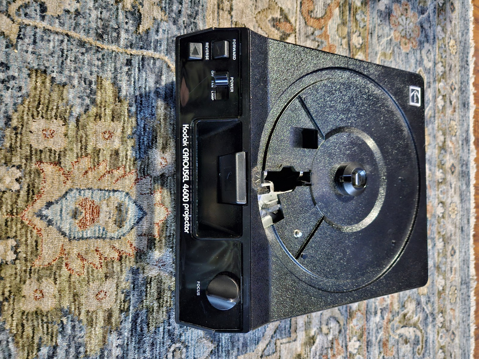 Kodak Carousel 4600 Projector - W/ Slide Tray, Remotes, Leather Case, Extra Bulb