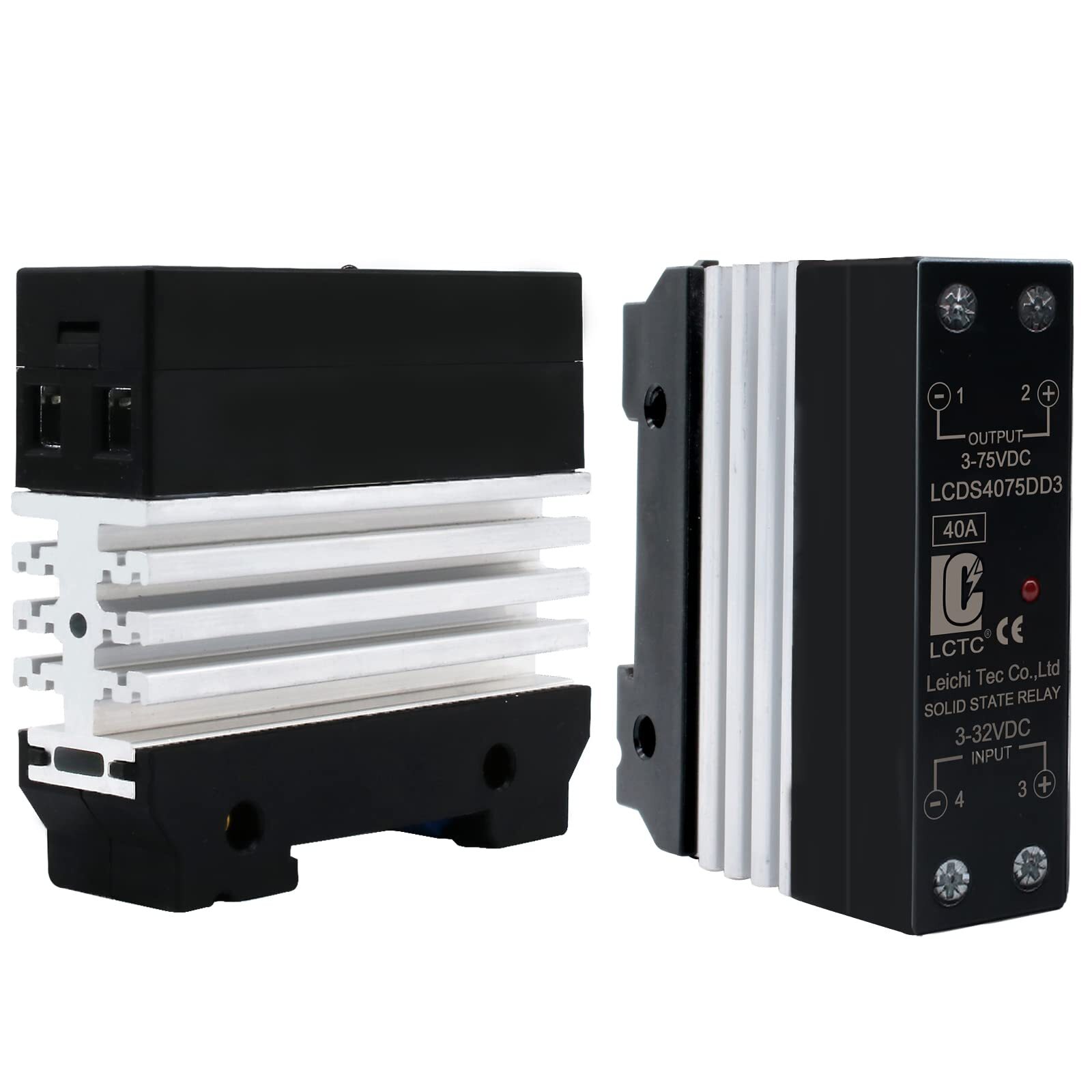 SSR 40 DD Solid State Relay DC to DC 3-32V Input 3-75V Output 40A Radiator