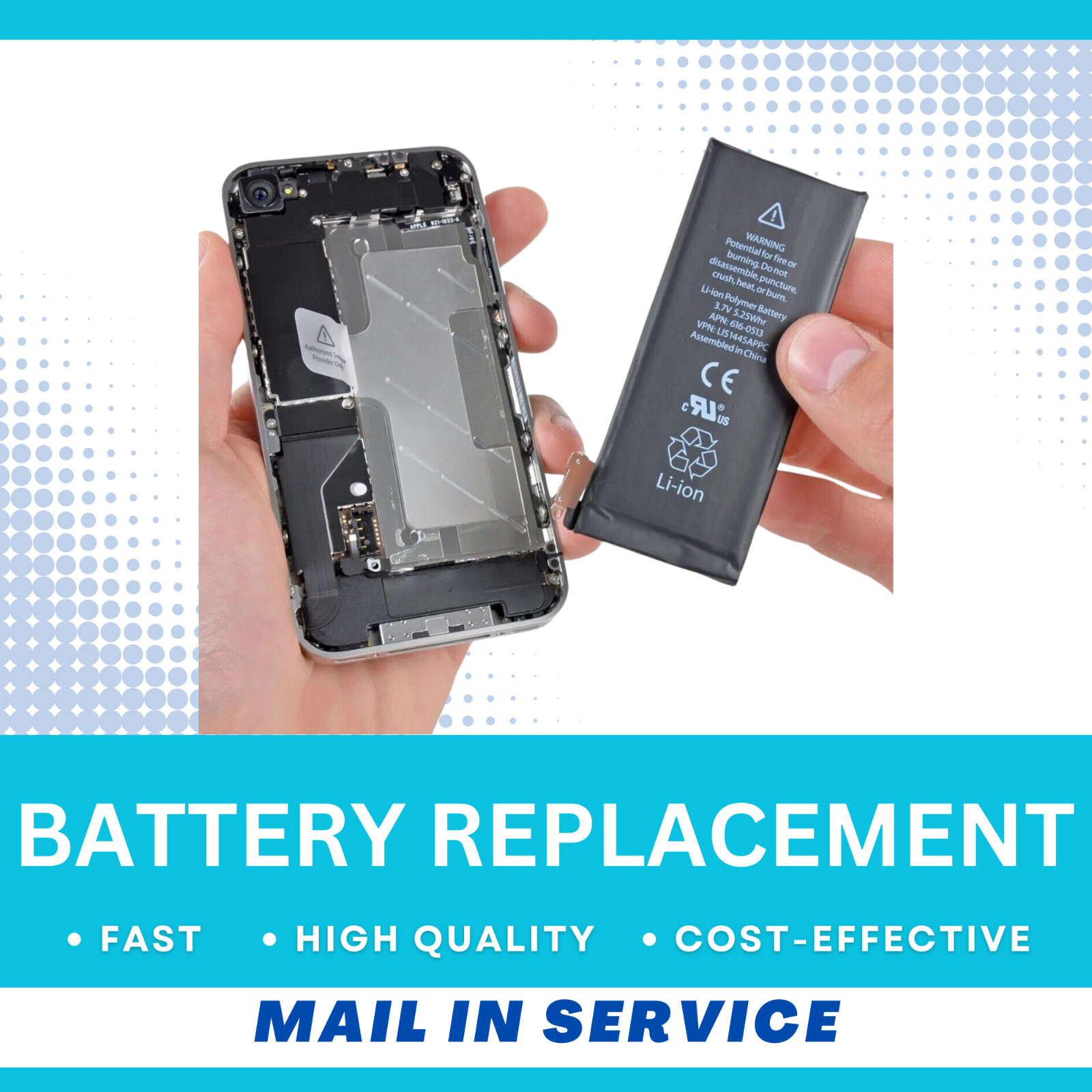 Apple iPhone 13 / 13Mini / 13Pro / 13ProMax Battery Repair Service