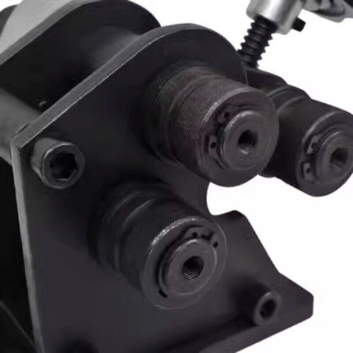 Manual Rolling Machine Three Roll Gear Bending Tools Hand-Cranking Pipe Bender