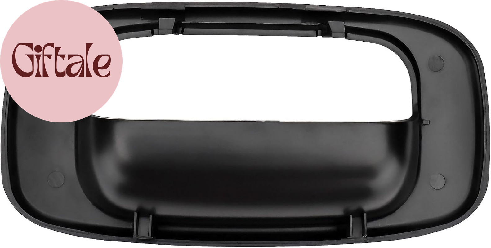 Black Tailgate Handle Bezel Replacement Compatible for Chevrolet 99-07 Silverado