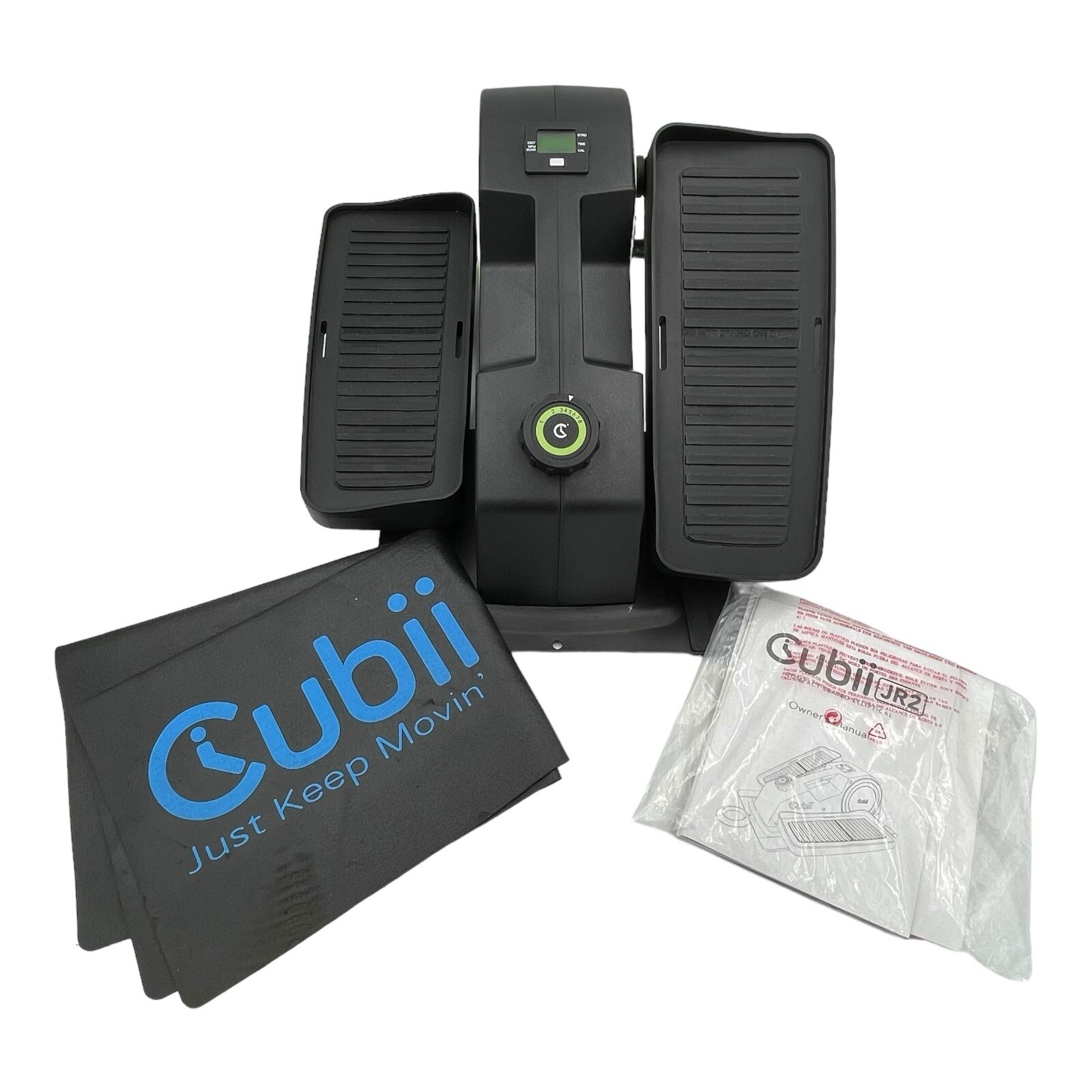 Cubii JR2 Compact Seated Under Desk Elliptical Green Fitness Workout
