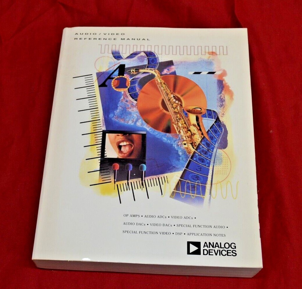 Analog Devices 1992 Audio/Video Reference Manual Datasheets * MINT COND
