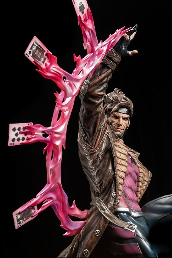 UNPAINTED Gambit Remy X-Men Diorama 3d Printed Model Kit
