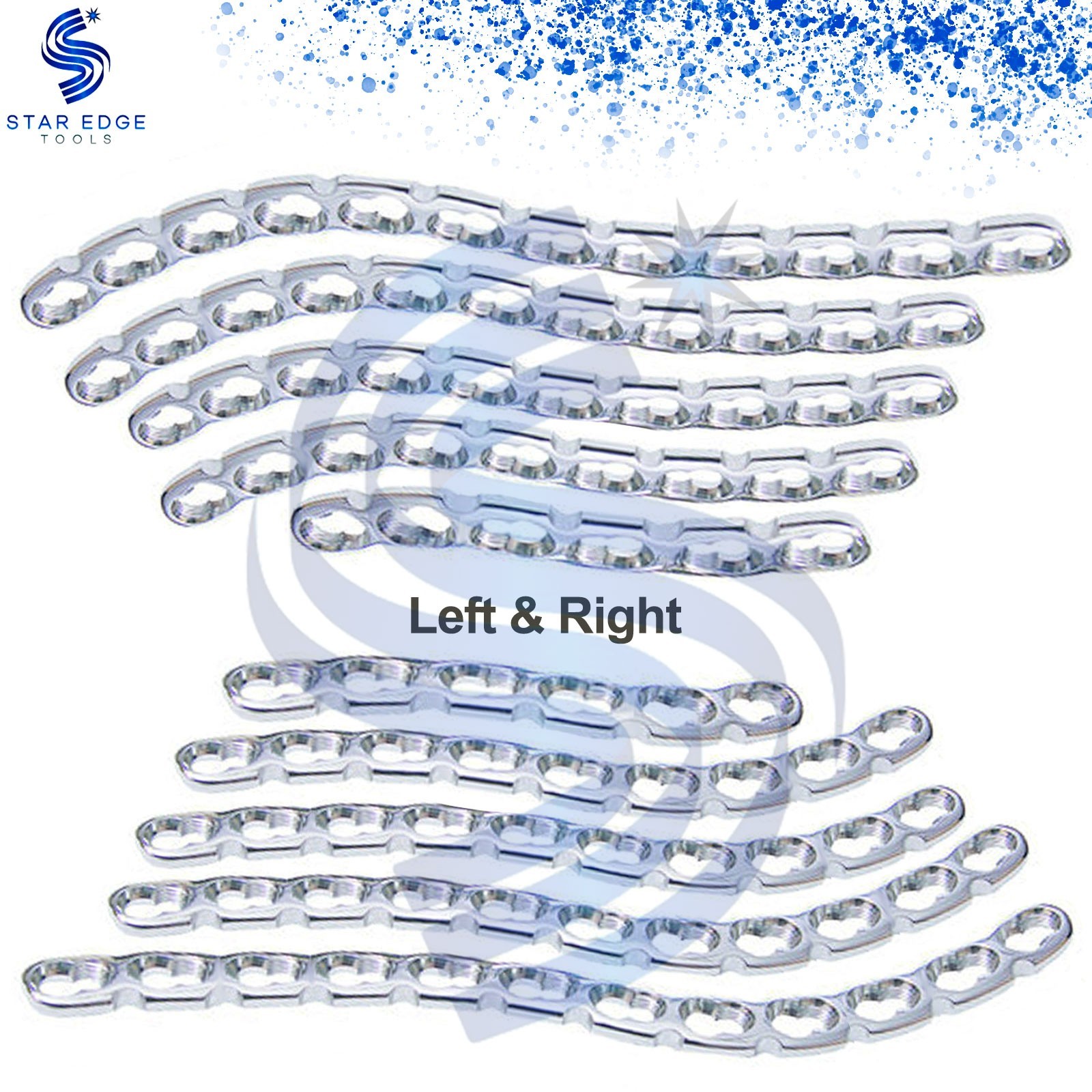 Orthopedic Locking Anterior Clavicle Platz S Shape 3.5mm 6 to 12 Holz Left Right