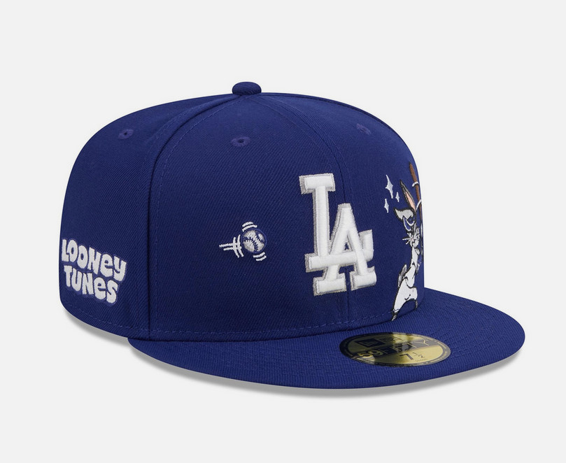 Men's New Era Royal Los Angeles Dodgers Looney Tunes Bugs Bunny 59FIFTY Fitted