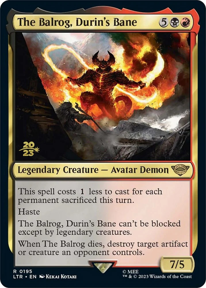 The Balrog, Durin's Bane [The Lord of the Rings: Tales of Middle-Earth Prereleas