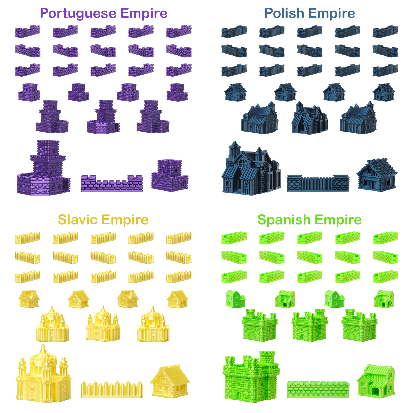 Sumerian Empire Set for Catan | Civilization Replacement Pieces