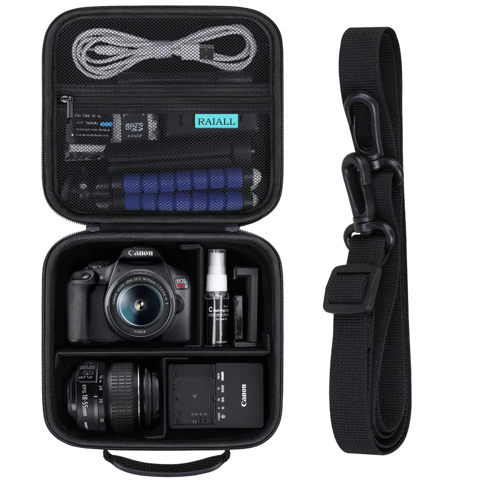 Case for Canon EOS Rebel T7/R50/R50V/R100/R5/R6 Mark II/R7/ R8/R10/RP/T6/Sony...