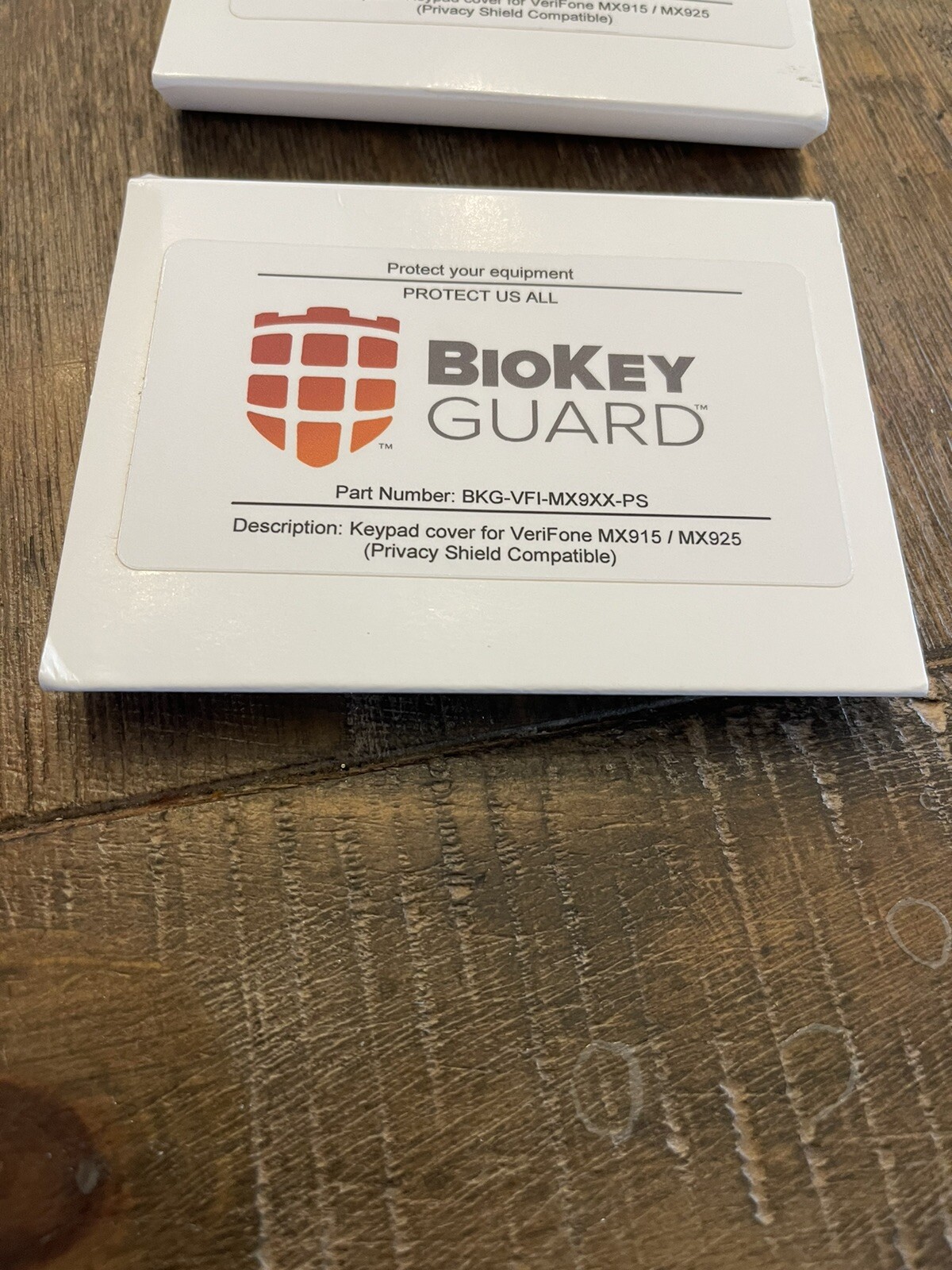 2pk BioKey Guard Keypad covers for VeriFone MX915/MX925 Anti-Glare Antimicrobial