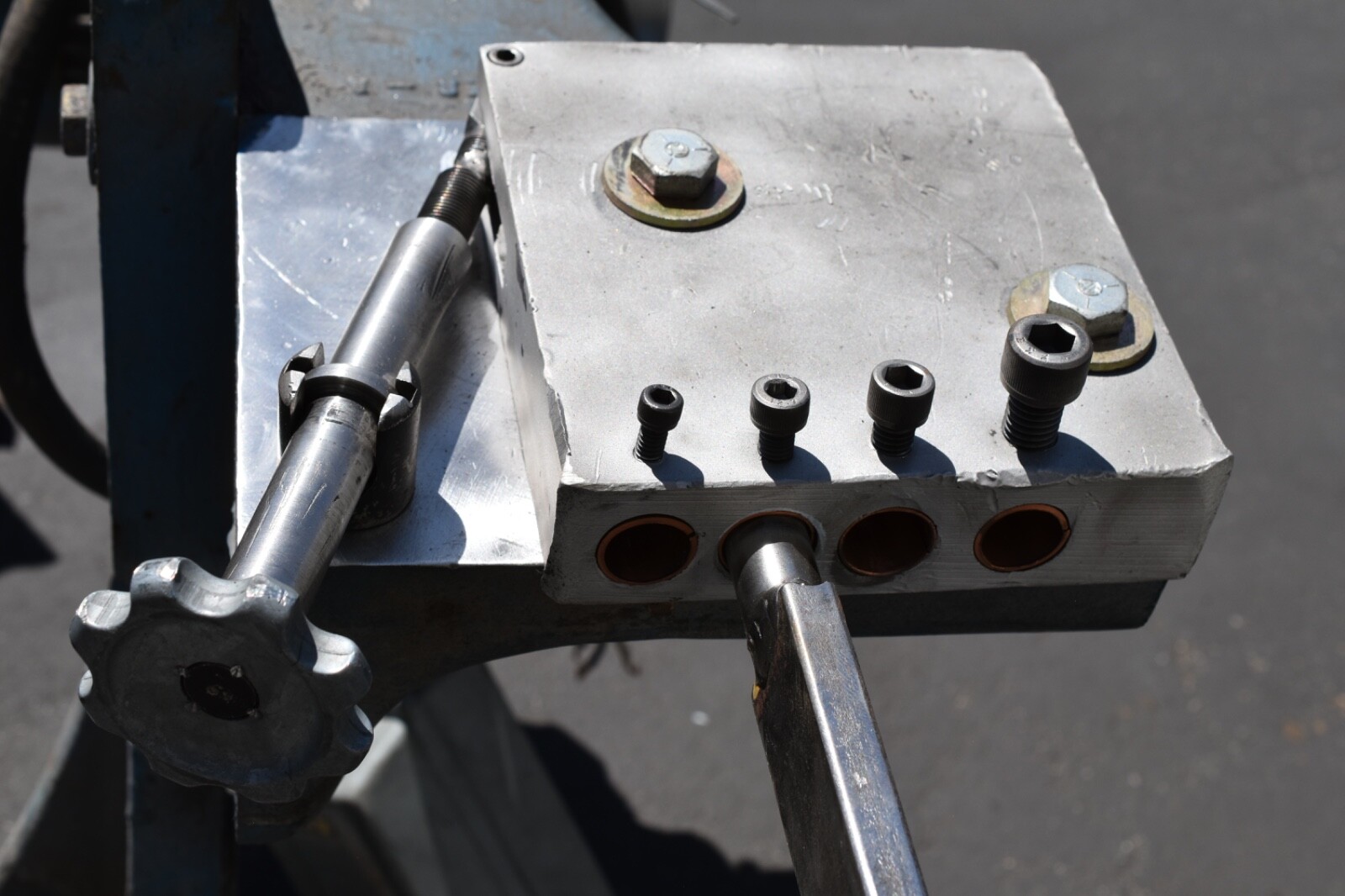 Stephen Bader Space Saver belt grinder