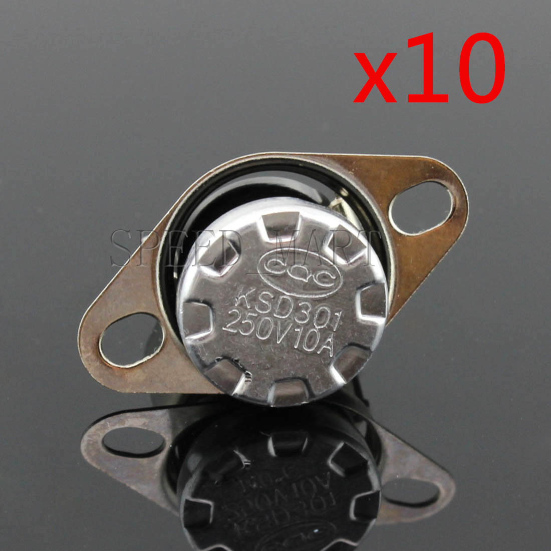 10 Pcs KSD301 Temperature Switch Control Sensor Thermal Thermostat 95° clubfoot