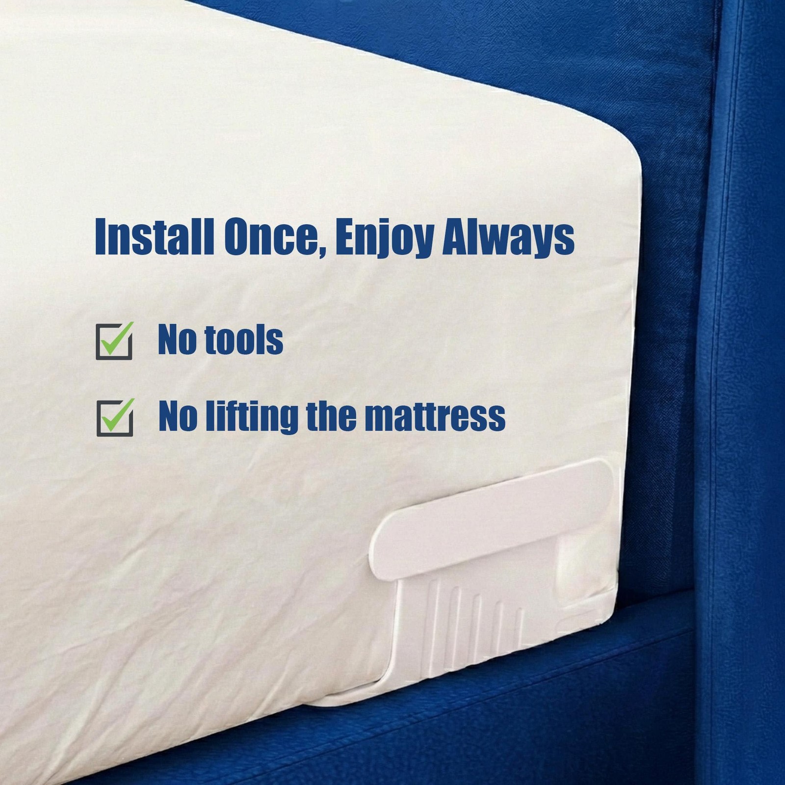 Lock Holders, Upgrade Bed Holders for Corners, Fasteners, Easy-Install Bed Pa...