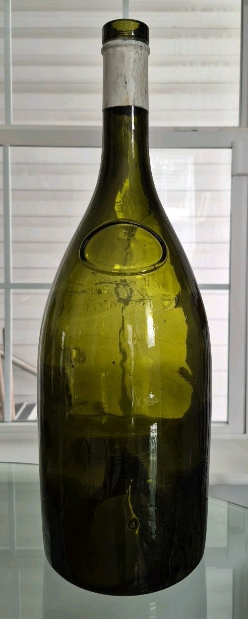 Vintage E Rémy Martin Cognac Empty Bottle – One Gallon – 1970s/1980s - No Label