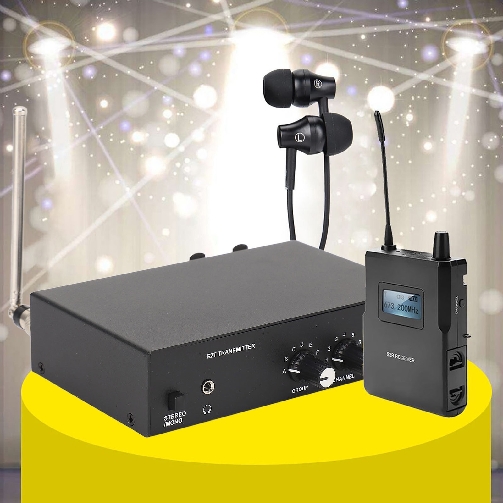 For ANLEON S2 UHF Stereo Wireless Monitor System System 670-680MHZ