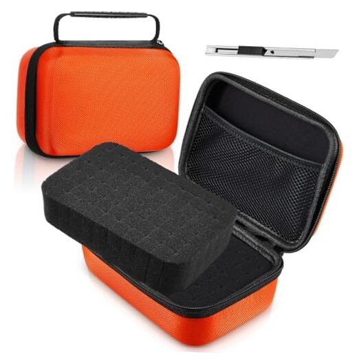 Relaxweex EVA Hard Case with Customizable Foamx 11 x 7.8 x 4.3 inch 1 Orange