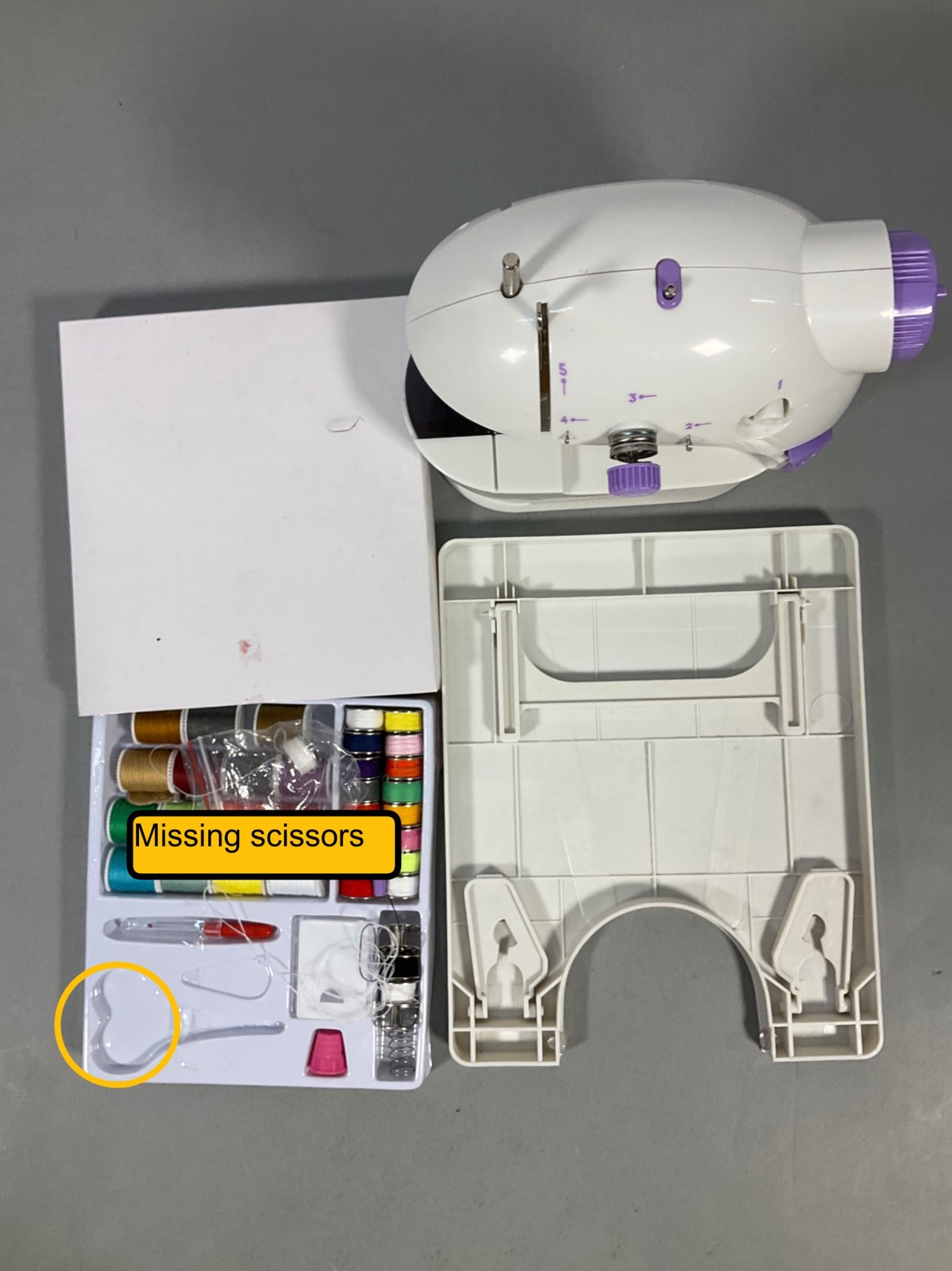 Magicfly Mini Sewing Machine for Beginner, Dual Speed Portable Machine with Exte