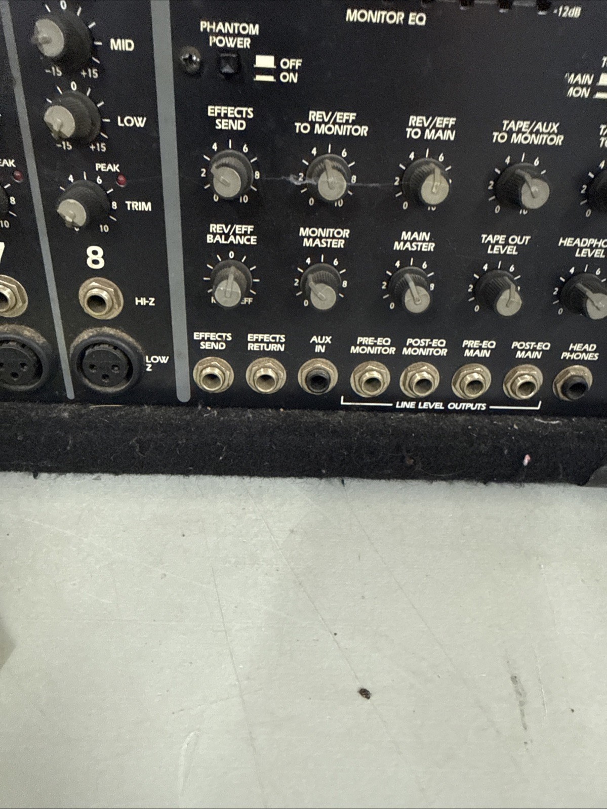 Crate PCM-8DP+ Powered PA Mixer 8-Channel Amplifier