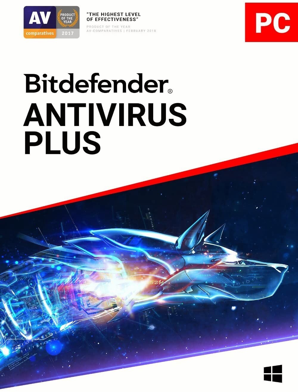 Bitdefender Antivirus Plus 2026 - 3 Years For 1 Windows PC + Daily VPN