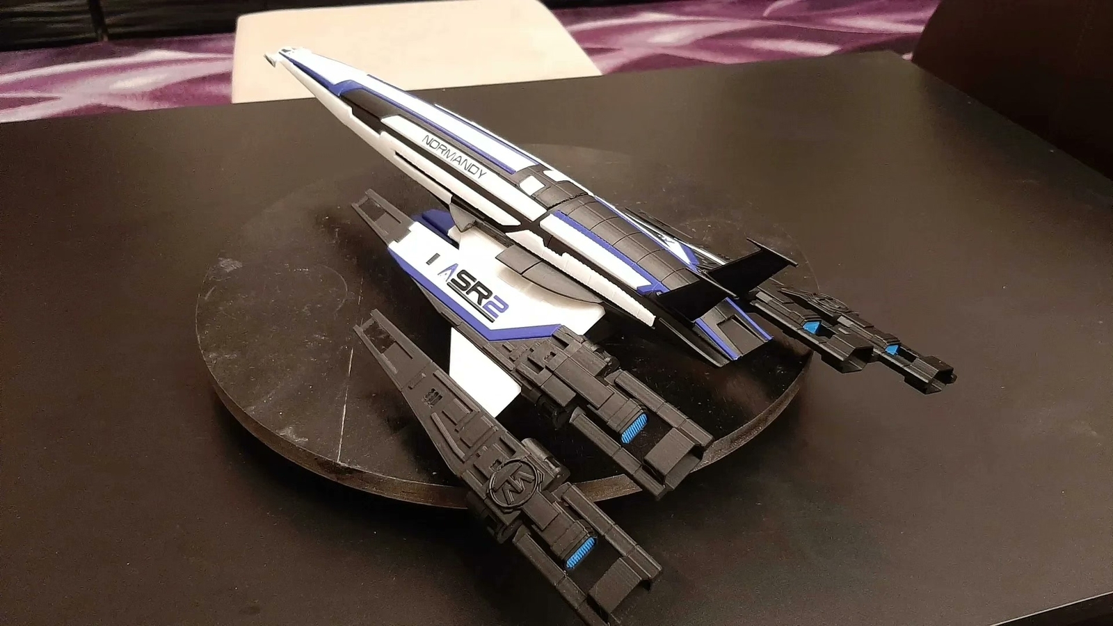 NEW MASS EFFECT SSV Normandy SR2 Spaceship Painted 3D Print Assembly Model
