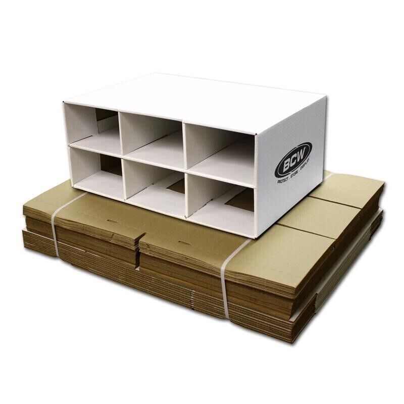 10 BCW Card Houses Storage Box Shells Beehive For 6 1600 Ct Shoe Boxes 1600 New