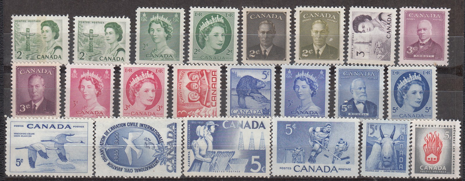 W CANADA LOT 03 MINTG NEVER HINGED ITEMS