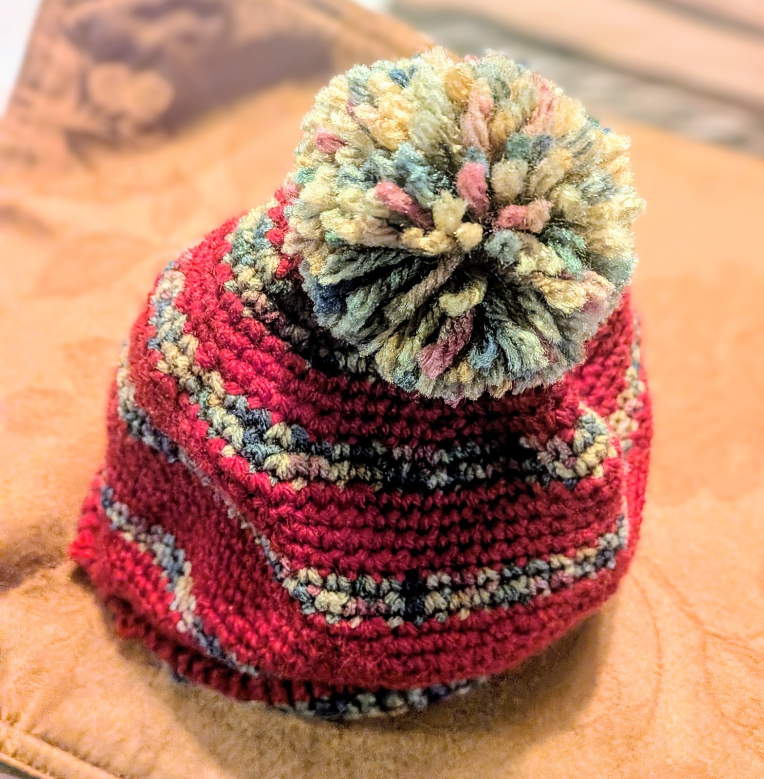 4 (One Of a Kind) Handmade Crocheted, Children's Hats
