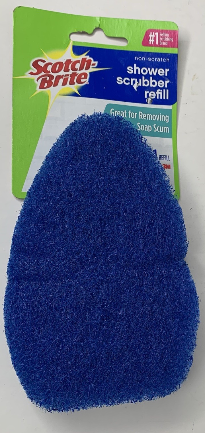 SCOTCH-BRITE Shower Scrubber Refill 560 Blue Non-Scratch Discontinued 3M NEW NOS