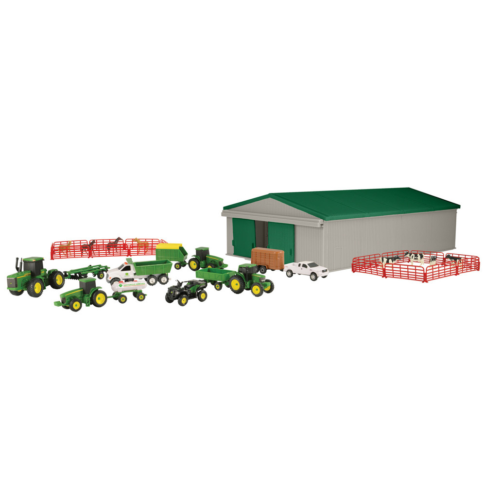 Ertl John Deere 1:64 Scale 70 Pc. Farm Toy Playset