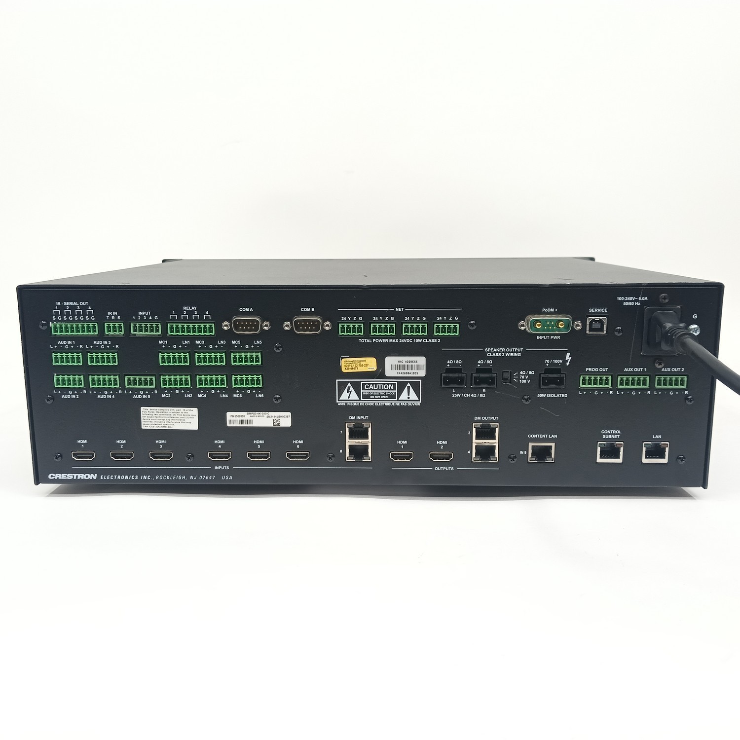 CRESTRON DMPS3-4K-350-C 3-Series 4K DigitalMedia Presentation System