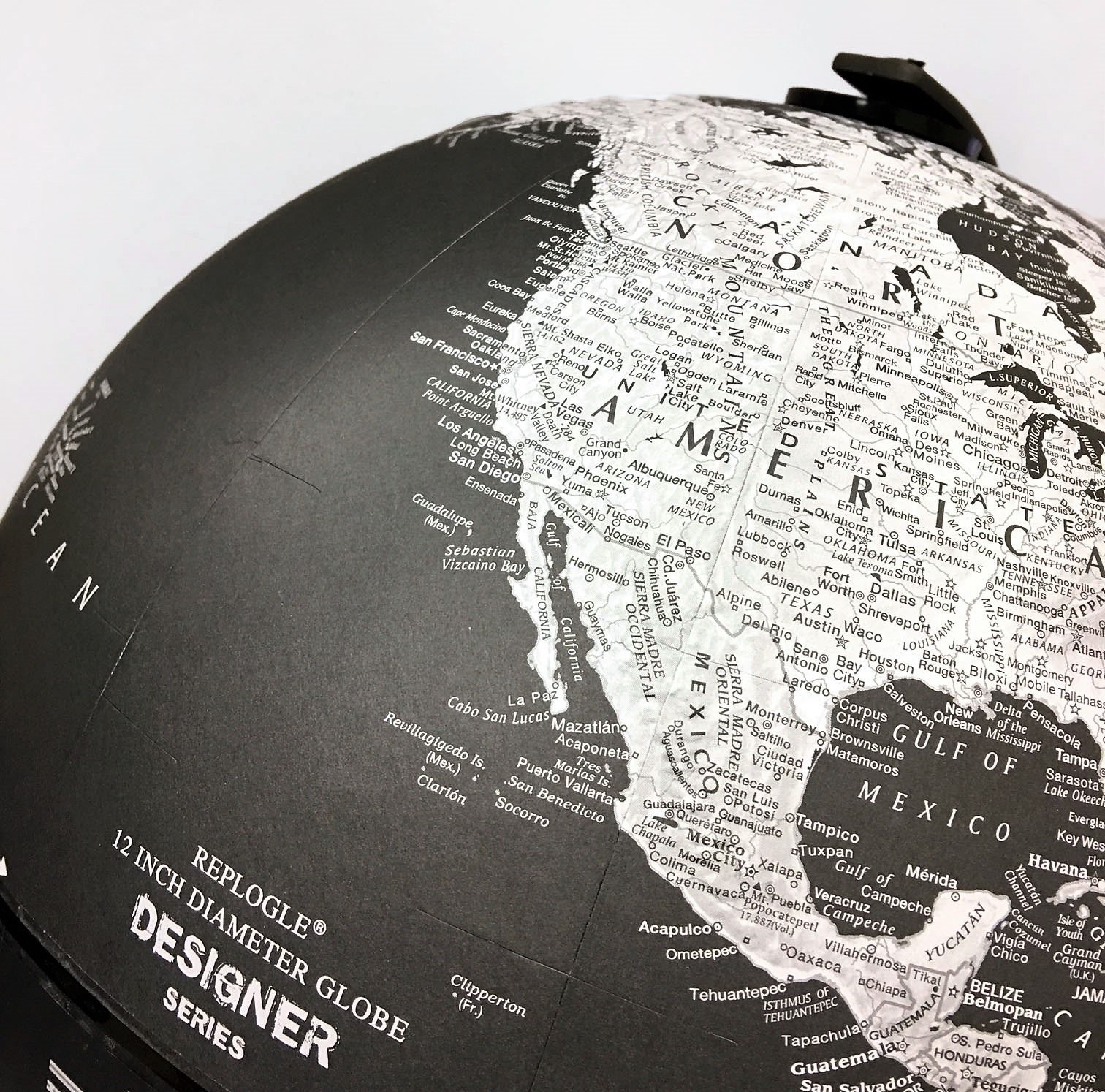 Replogle Hamilton 12-Inch Diameter Designer Series Globe - Black Ocean, Rustic