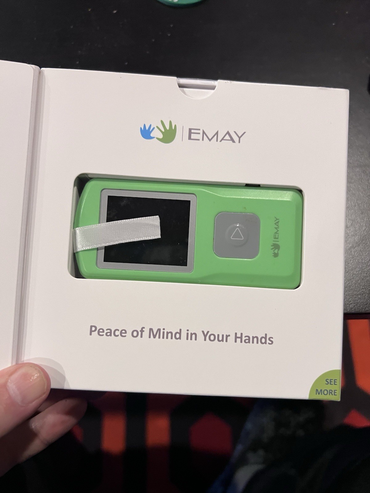 EMAY Bluetooth Portable ECG/EKG Monitor EMG-10 iPhone/Android/Mac/Windows L New