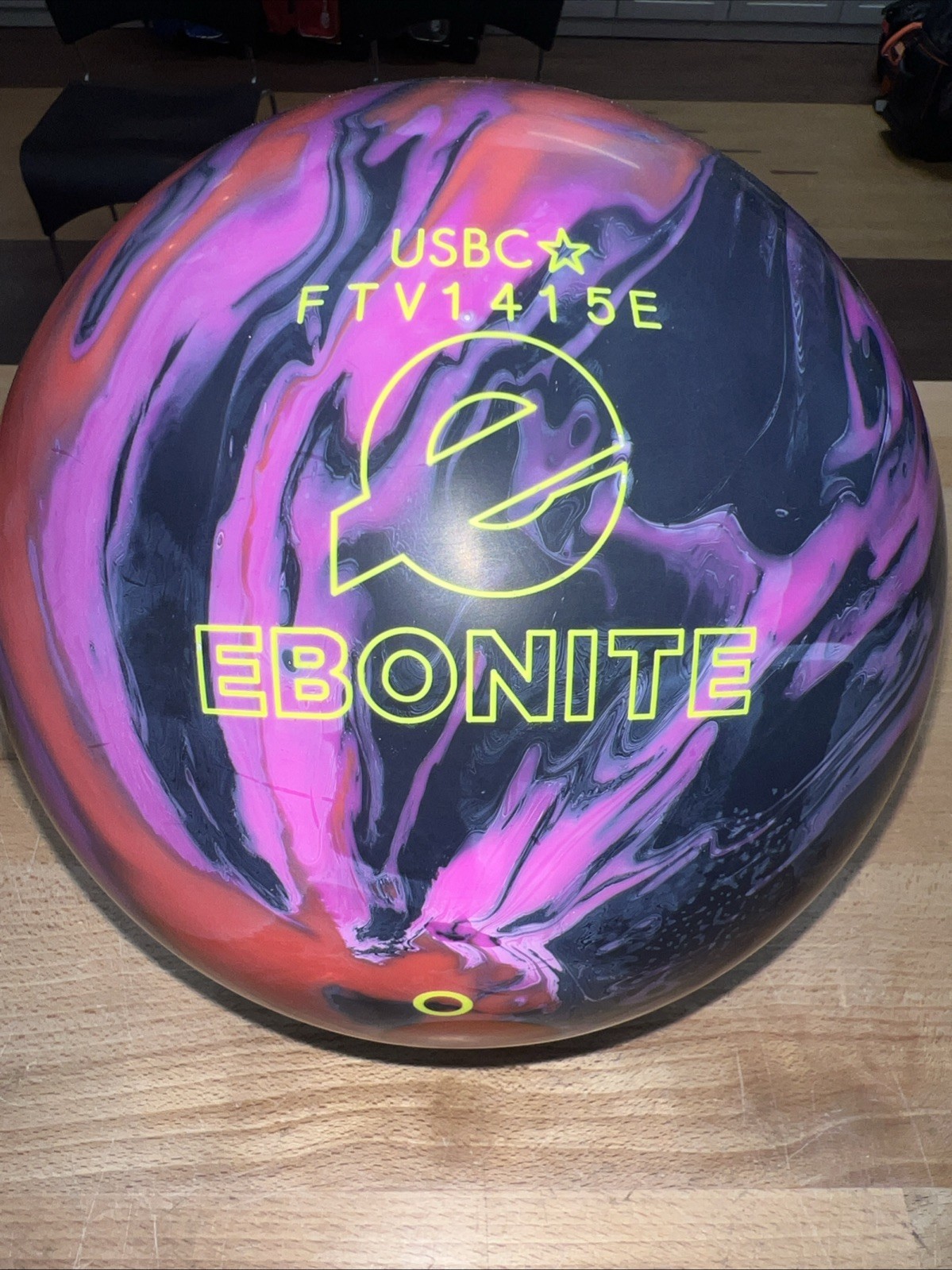 Ebonite Entity Solid USED 15# Reactive Single Drill Bowling Ball