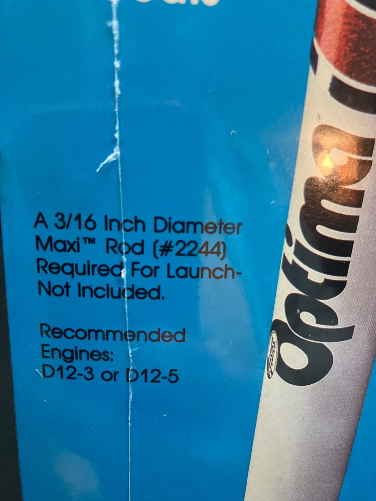 Estes 1st Issue Optima #2035 Flying Model Rocket Kit In Shrink Wrap - Pristine