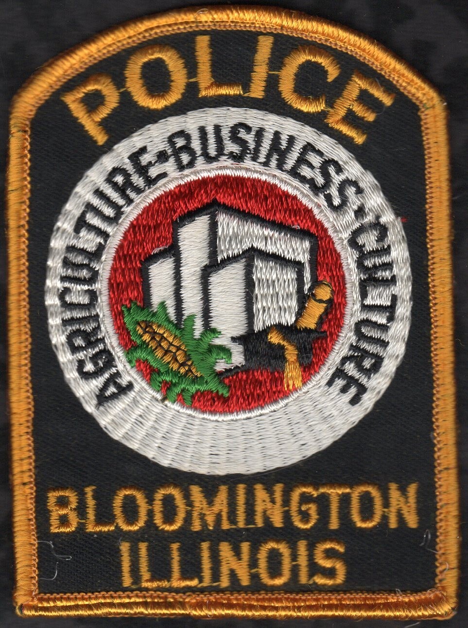 Bloomington Illinois Police Shoulder Patch