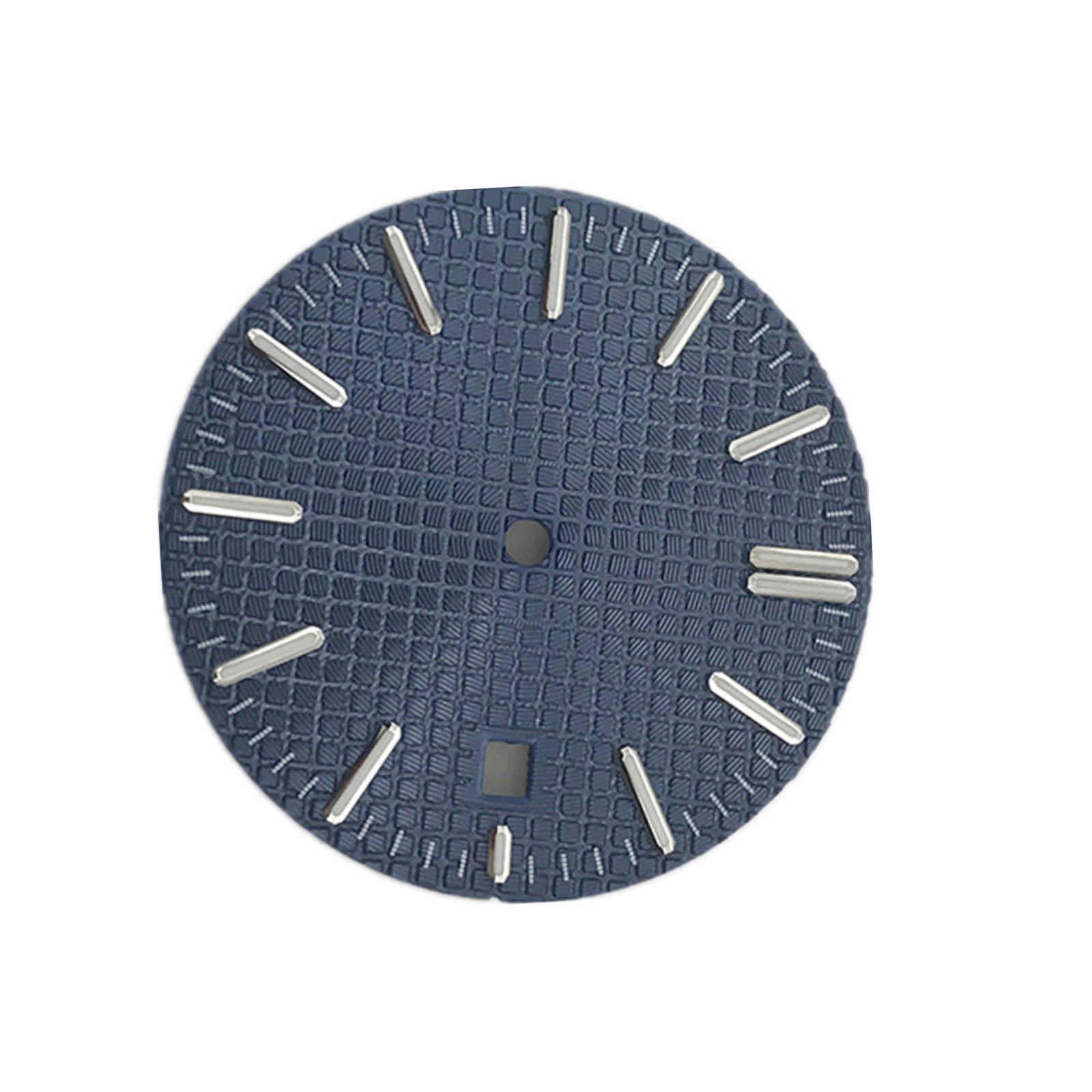 31.7mm Blue Single Date Watch Dial Plate For DG2813 Movement