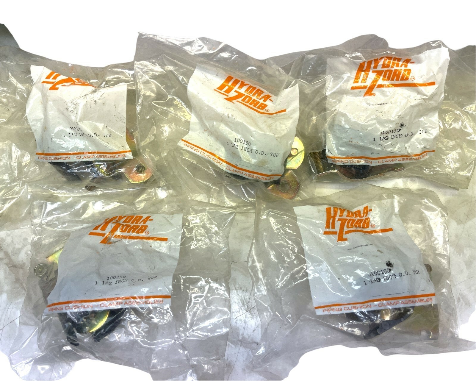 HYDRA-ZORB 100150 CUSHION CLAMP 1-1/2" OD TUBE NEW/UNUSED SUPLUS LOT OF 5pcs