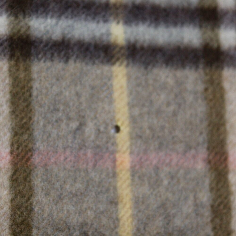 Sciarpa Burberry 100% cashmere colore verde fantasia scozzese 196x31 cm