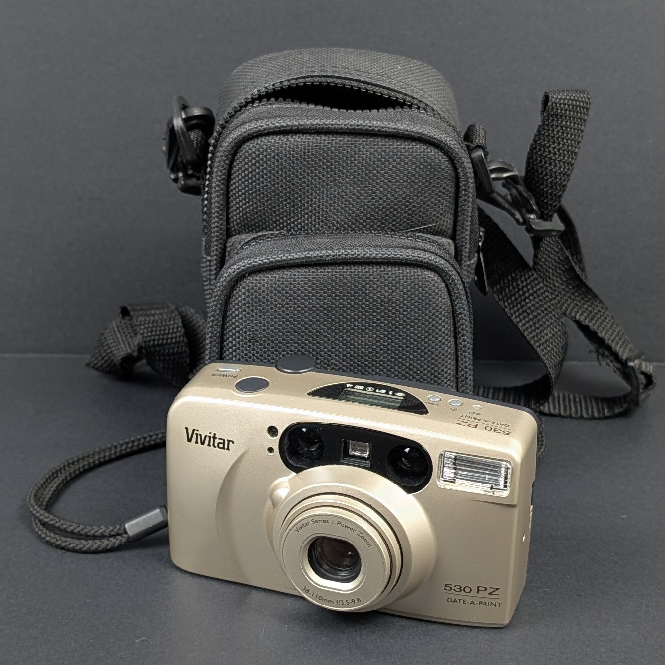 Vivitar 530 PZ Date-A-Print Power Zoom Point N Shoot 35mm Camera